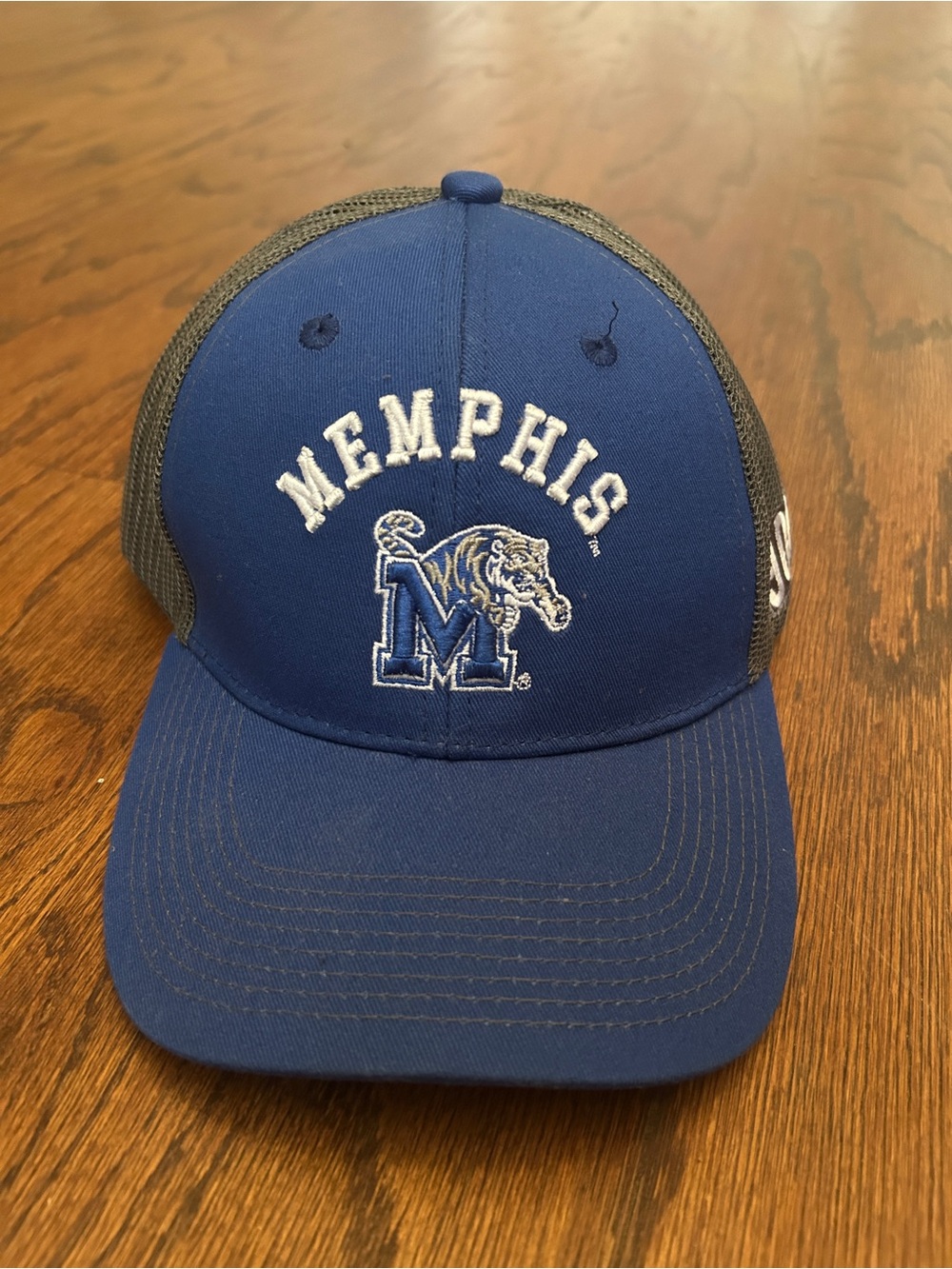 Memphis Blue Trucker Hat with Tiger M Logo